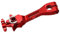 Garneck suministros para modificar motocicletas motor motoazadas freno balancín accesorio de modificación de ajuste de reacondicionamiento de motocicletas aleación de aluminio rojo