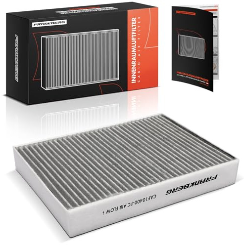 Frankberg Filtro antipolline per abitacolo con carbone attivo LR115784 | Compatibile con: Discovery Sport L550, Discovery Sport Van L550, E-Pace X540, R.a.n.g.e R.o.v.e.r Evoque L551