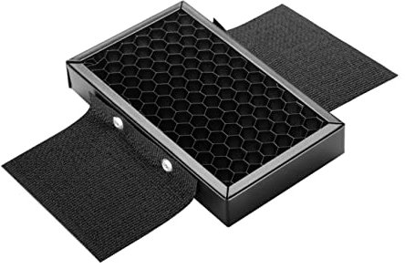 Portable Honeycomb Grid Filter Softbox Reflector for Flash Height Easy Installation Compatible with Camera Flashes Flash Accessory