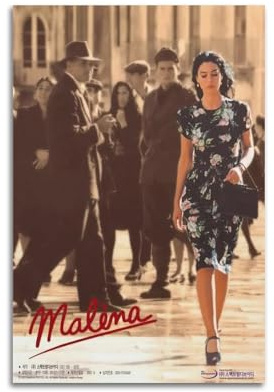 WQMP Monica Bellucci Poster, Wandkunst, Leinwand, ästhetisches Cover, Poster, Vintage-Musik und Filme, dekoratives Gemälde für Wohnzimmer, Schlafzimmer, 30 x 45 cm, ungerahmter Stil