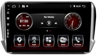 yinung Car GPS Navigation 10.1 Android11 Car Radio Audio Multimedia DVD Player for Peugeot 2008(4 G,32G)