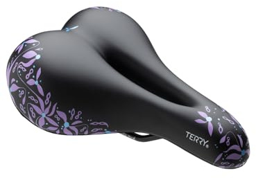 Terry Bike Saddle Womens Cite X Gel Saddle, Bicycle Seat for Women, Wide Comfortable Shock-Absorbing Gel Bike Seat with Center Cutaway