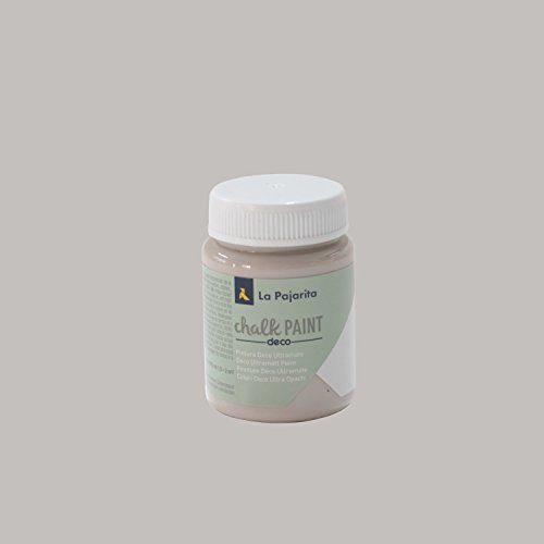 La Pajarita 128216 Pintura para Decoración y DIY, Chalk, 1, Gris (Smooth Grey)