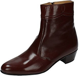 MOYA 50 Stivaletti TACCO Cubano Uomo Stivali-Stivaletti, marrone, 44 EU