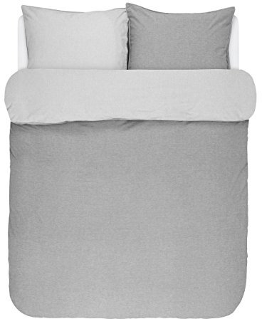 Marc O Polo Bettwäsche Washed Chambray Grey 1 Bettbezug 200 x 220 cm + 2 Kissenbezüge 80 x 80 cm