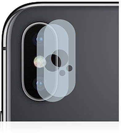 BROTECT Pellicola Protettiva compatibile con Apple iPhone Xs Max (Camera parte posteriore) [2 Pezzi] - HD-Clear, Ultra-Sottile, Anti-Impronte, Senza Bolle