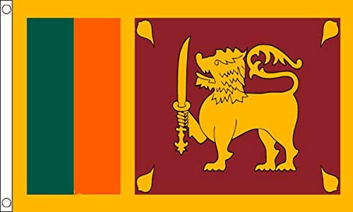 FlagSuperstore Flagge Sri Lanka, 100% Polyester, mit Ösen, 152 x 91 cm