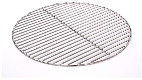 Massiver Grillrost Ø 57 cm aus Edelstahl rostfrei und elektropoliert 6 mm für Grill rund, Kugelgrill, Feuerschalen Grillschalen Rundgrill