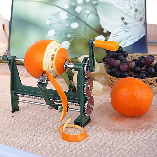 Orange Peeler Hand-cranked Apple peeler with powerful clamp base green