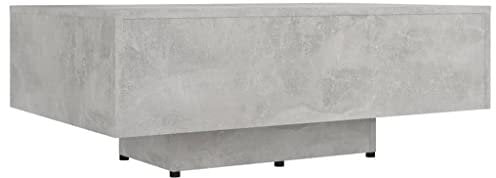 vidaXL Tavolino Salotto Grigio Cemento 85x55x31 cm Legno Multistrato