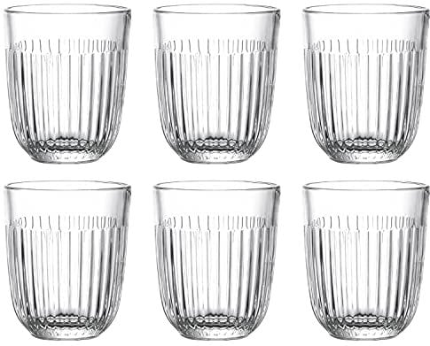 La Rochère Lot de 6 verres Ouessant - 290 ml - Hauteur : 9,5 cm - Diamètre : 8 cm - Transparent
