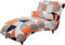 QHDXL Stretch Relaxliege Schonbezug ohne Armlehnen Elastische Chaiselongue Schonbezüge Abdeckung Liegesessel Bezug Sofabezug rutschfest Relaxsessel Bezüge Hellgrau (Color : Color-11)