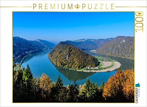 CALVENDO Puzzle EIN Motiv aus dem Kalender Die Donau in Österreich | 1000 Teile Lege-Größe 64 x 48 cm Foto-Puzzle für glückliche Stunden