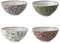 Laura Ashley Stockbridge Collectables Geschenkset 4 Schalen 13 cm Porzellan