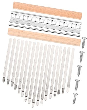Mikinona DIY-Kits Set Satz Interessante Wohnaccessoires -Musikfarbtöne -Metallbrücken-Hardware Für Mit Xylophon Finger Sortierte Klavierschrauben Ersatzdaumen Diy 1 DIY-