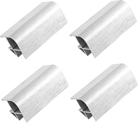 ibasenice 4pcs Corner Guards for Cabinet Bottom Gaps Turn Waistline Border Protector Useful Corner Strip for Furniture Floor Protection