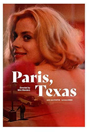 EDSC Classic Movie Paris, Texas Poster Leinwand Poster Wandkunst Dekor Druck Bild Gemälde für Wohnzimmer Schlafzimmer Dekoration Rahmen: 30 x 45 cm