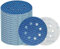 GZKTY 80Stk 125mm Klett Schleifpapier, Exzenter Schleifscheiben, 8-Loch Korn 600 Schleifpads, Schleifmittel Resistent gegen Zusetzen für Exzenterschleifer Schleifmaschine Poliermaschine