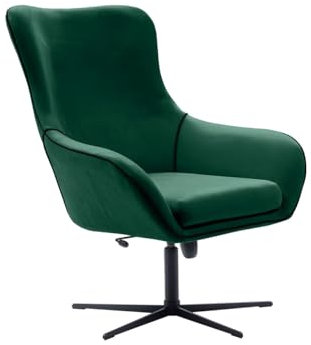 Mirjan24 Sessel Ezrubo, Polstersessel, Loungesessel, modern Relaxsessel mit Metallfüße, Dreh- und Kippmechanismus, Einzelsessel für Wohnzimmer oder Schlafzimmer (Velluto 10 + Velluto 20)