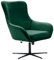 Mirjan24 Sessel Ezrubo, Polstersessel, Loungesessel, modern Relaxsessel mit Metallfüße, Dreh- und Kippmechanismus, Einzelsessel für Wohnzimmer oder Schlafzimmer (Velluto 10 + Velluto 20)