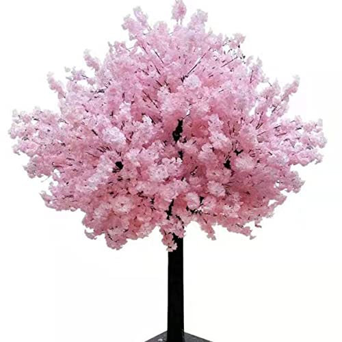 ZHPPED Fleurs Artificielles Deco Exterieur Fleur De Cerisier/Cerisier Japonais Artificiel/Simulation Faux Arbres Plantes Décoration Maison Faux Arbres,0.8x0.8m/2.6x2.6ft