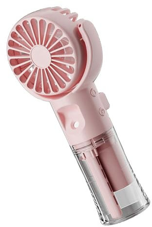 Kalttoy Ventilador de mano, ventilador de mano, recargable, ajuste de 4 velocidades, ventilador pequeño de refrigeración de agua, ventilador USB