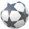 Dekora, Edible Cake Topper, Decoration for Children's Birthday Cake, Round Wafer Disc 20 CM (Football)
