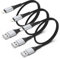PEAKLIFT iPhone Ladekabel Kurz 3Pack, 60CM Lightning Kabel MFi Zertifiziert, Kompatibel für iPhone 14/13/12/11 Pro/Pro Max/Mini SE 2020 XS/XR/X/8/7/6/6s Plus