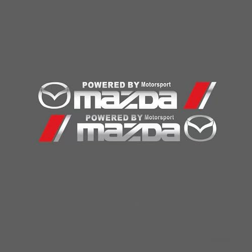 JYWLKQ Auto Karosserie Seite Aufkleber für Mazda CX-5 2012-2017, Autoaufkleber für Karosserie Dekoration Sticker für Karosserie Selbstklebend Klebe mit Logo Tuning Zubehör,White
