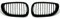 1 Paar Kühlergrill für BMW 5er-Serie E60/E61 2003–2010, mattschwarz