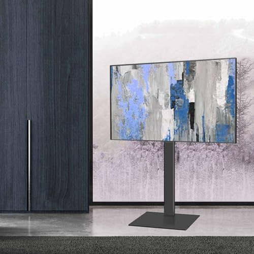 QICBYING TV-Lift TV-Halterung - Bodenstehender TV-Halterung, Für 32-65 Zoll Fernseher, Universeller TV-Ständer, Höhenverstellbarer Lift-TV-Ständer Platzsparend Für Schlafzimmer/Wohnzimmer