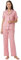 Womens Pyjamas Set Heart Print Lounge Wear Sets Short Sleeve Tops & PJs Bottoms Pyjamas for Women Ultra Soft Nightwear