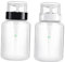 Beaupretty 2pcs Nail Polish Remover Bottle Lockable Pump Spray Bottle for Travel Black