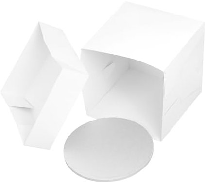 Alipis Schachtel Schachtel Tortenschachtel Kuchenboxen Zum Mitnehmen Kuchen Behälter Kuchen Transportbehälter Kuchen Liefert Kuchenschachteln Mitnehmen Papier Weiß