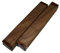 Drechselholz Pen Blanks 2x2x12cm 2Stück, verschiedene Holzarten, Stiftrohlinge für Kugelschreiber, DIY, Turning Blank (Nussbaum, amerikanisch)