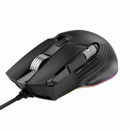 YIZITU Precise Gaming Wire Adjustable 6DPI 1200/3600/4800/7200/9600/12400DPI Multiple Button Gaming Accessories