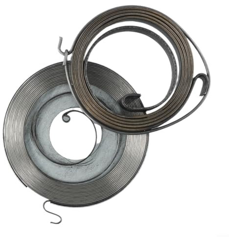 Starter Rücklauffeder Set für Benzin Kettensäge 5200 5800 Garten Elektrowerkzeug Ersatzteile Kettensäge Zubehör 2 Pack Kettensägenfeder