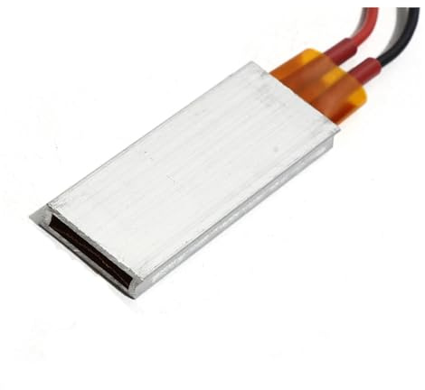 Xuro Elemento riscaldante 60x21x5mm 36/48/110V Termostato 70/110/200 gradi Piastra riscaldante Guscio in alluminio 2 pezzi(110V 230Degree)