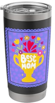 Friends. Best Mom Vaso térmico de acero inoxidable de doble pared