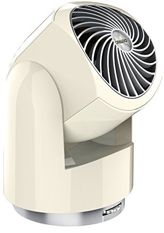 Vornado Flippi V10 Oscillating Compact Air Circulator Fan, Quiet Portable Fan for Office or Bedroom, Adjustable Head, 3 Speeds, Vintage White