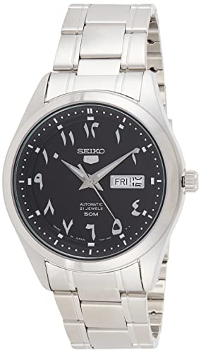 SEIKO 5 Automatic Black Eastern Arabic Dial Men's Watch SNKP21J1