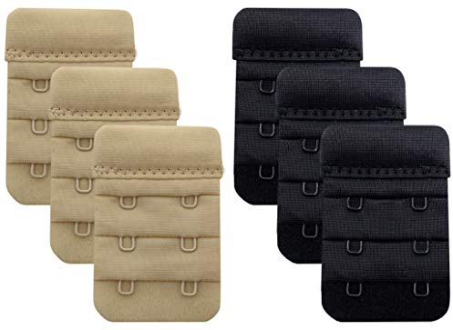 Tamlien Bra Extender 2/3/4 Hook Soft and Comfortable Bra Strap Extension