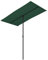 vidaXL Sombrilla de jardín con Palo de Aluminio Verde 180x110 cm
