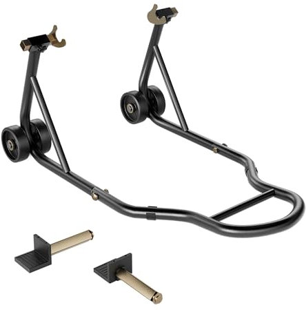 SPECSTAR Strapazierfähige Motorrad-Hinterrad-Hebebühne Universal Ständer Motorradständer Hinterradständer aus Stahl Montagelift für Hinterrad bis 200kg für Wartungs-/Montagearbeiten