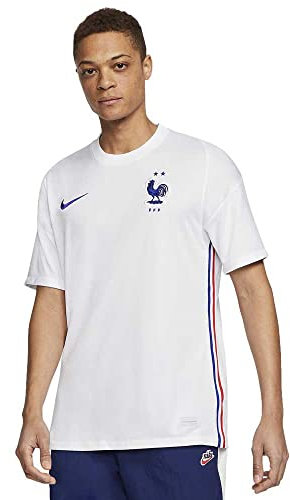 Nike FFF Breathe Stadium Maillot Exterieur, Homme, Blanc (White/Concord), M
