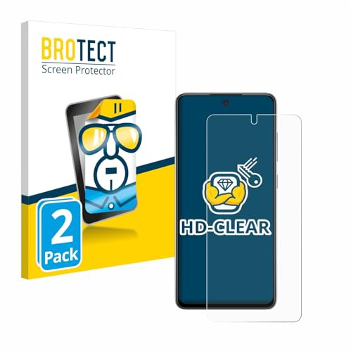 BROTECT Schutzfolie für Samsung Galaxy A52s 5G | 2 Stück Transparenter Displayschutz Made in Germany Klare Displayschutz-Folie Clear Einfache Montage Case-Friendly