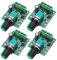 VooGenzek 4 Stücke DC 1.8V 3V 5V 6V 12V 2A 30W PWM Motor Drehzahlsteller, 1803BK 1803B Einstellbarer Niederspannungs DC Motordrehzahlregler mit Knopf