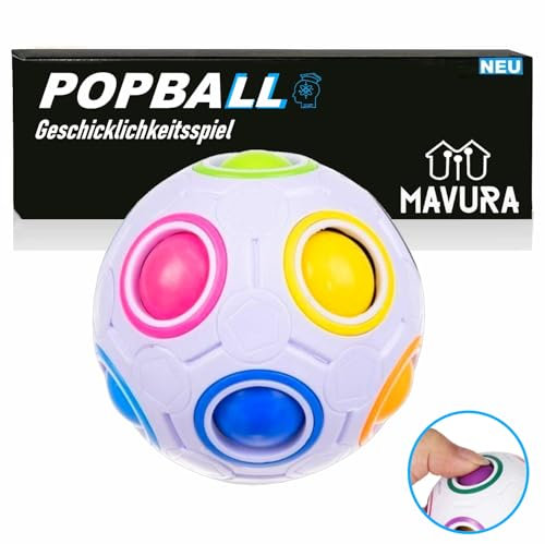 POPBALL Regenbogenball Zauberwürfel Geschicklichkeitsspiel Puzzle