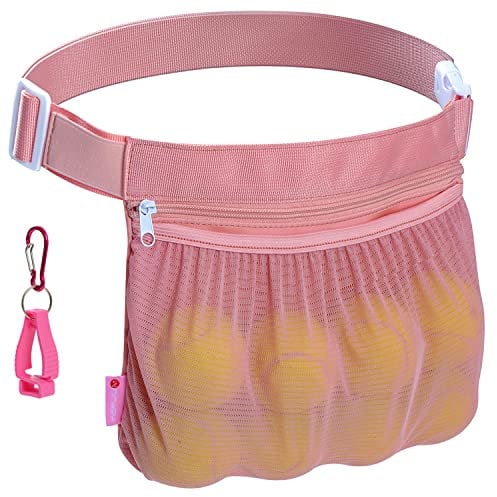 Tennisball-Halter, Pickleball-Ball-Hüfttasche für Frauen, Tennisball-Bauchtasche für Haustiere, für 6 bis 8 Tennis- oder Gurkenbälle, tolles Tenniszubehör und Pickleball-Geschenke für Mädchen