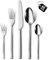 Cubiertos acero inoxidable 12 personas, Hunnycook 60 piezas Juego de Cubiertos con Tenedores Cucharas Cuchillos, Juego de Cubiertos para Casa/Cocina/Restaurante/Exterior, Apto para Lavavajillas